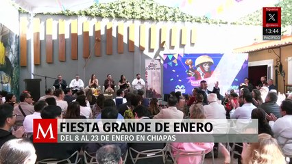 Preparan la tradicional Fiesta Grande de Enero en Chiapas del 8 al 23 de enero