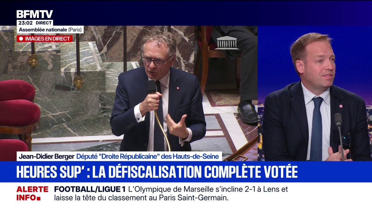 Budget à l'Assemblée nationale: "Les députés sont très mobilisés", explique Jean-Didier Berger, député (Droite Républicaine)