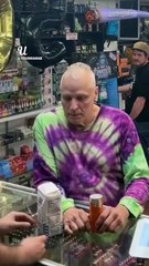 He could see them coming from a mile away! 👏