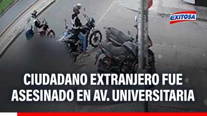Crimen en Los Olivos: Ciudadano extranjero falleció tras ataque de criminales en motocicleta