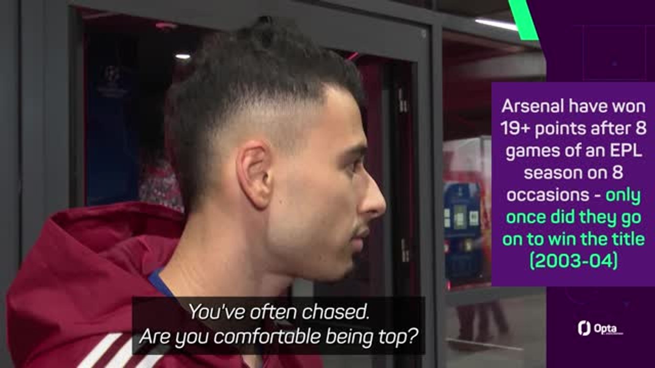 'Easy to get there, complicated to stay there' - Martinelli ready to keep Arsenal atop the Premier League