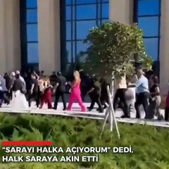 KKTC Cumhurbaşkanı Erhürman, Cumhurbaşkanlığı Sarayı'nı halka açtı
