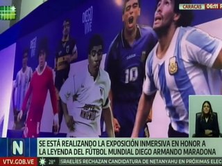 Caraqueños disfrutan del Parque Temático "Diego Vive" en la Galería de Arte Nacional