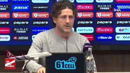 Trabzonspor'un hocası Fatih Tekke'den Galatasaray mesajı