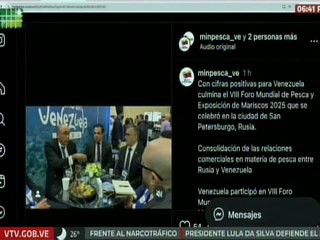 Venezuela culmina participación en el VIII Foro Mundial de Pesca con cifras positivas