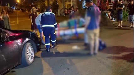 Ciclista fica ferido em acidente de trânsito no Bairro Esmeralda