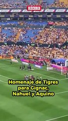 Reconocimiento en el Volcán 🙌🐯Por sus más de 400 partidos con Tigres