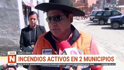 INCENDIOS ACTIVOS EN 2 MUNICIPIOS