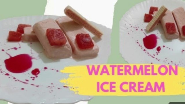 Watermelon Ice Cream, Ice Cream without Sugar, Ice Cream Recipe without IceCream Machine, Best Kulfi