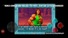 Fatal Fury 3 Bob Wilson vs Blue Mary fala de vitória do Bob Wilson em português