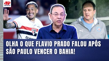 "EU ME SURPREENDI MUITO COM ISSO, cara! O SÃO PAULO..." Flavio Prado É SINCERO após 2 a 0 no Bahia!