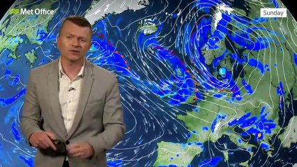 Met Office Sunday Morning Weather Forecast 26/10/2025
