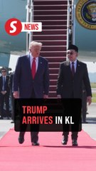 Trump arrives in Malaysia for Asean Summit