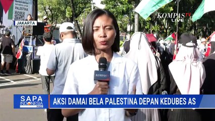 [FULL] Sejumlah Poin Tuntutan Aksi Bela Palestina di Kedutaan Besar Amerika Serikat Jakarta