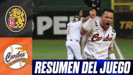 Resumen del juego Leones del Caracas vs Caribes de Anzoátegui | 25 de octubre de 2025