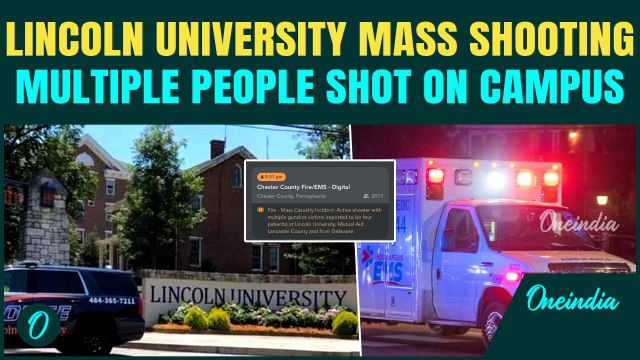 US BREAKING: Mass Shooting Rocks Lincoln University Campus In Pennsylvania | Students Run For Lives