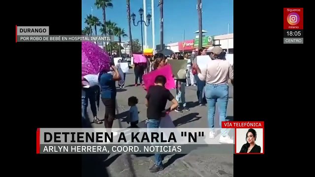 Detienen a Karla 'N' presunta implicada en el robo de la bebé en Durango