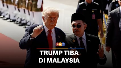 Trump tiba di Malaysia untuk Sidang Kemuncak Asean pertama