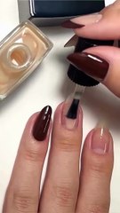 “Chocolate Brown Nail Polish | Simple Yet Stunning Look 🍫