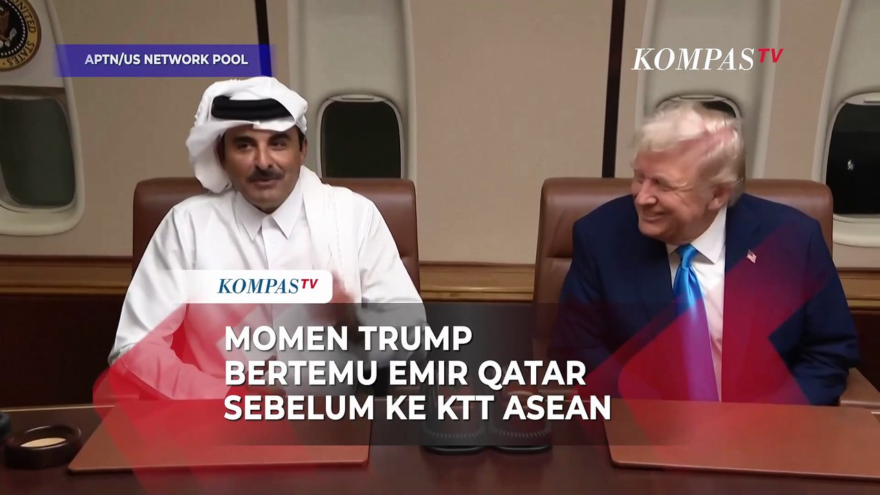 Trump Bertemu Emir Qatar Sebelum ke KTT ASEAN, Puji Peran Penting di Perdamaian Gaza