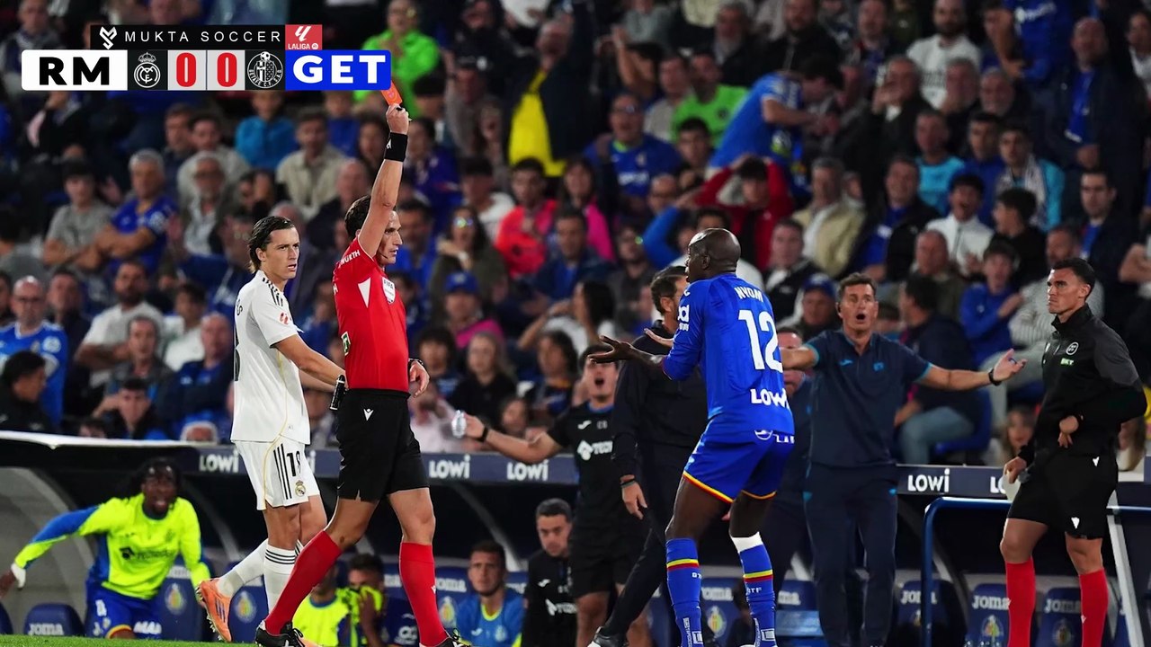 🔥 Real Madrid vs Getafe All Goals & Highlights | Mbappé Scores, Vinicius Drama, 2 Reds