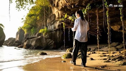 Part 40 - A Girl Alone Surviving In The Forest - Giant Snake Hunting on a Deserted Island