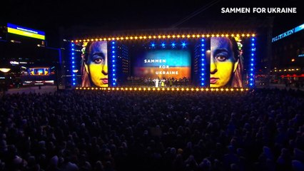 Taisia - Ukraines nationalsang | SAMMEN FOR UKRAINE | 2022 | DR & TV2