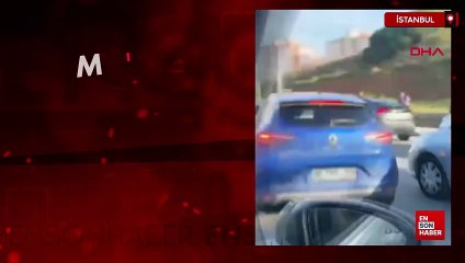 Maltepe’de düğün konvoyu otoyolu kapatıp horon oynadı