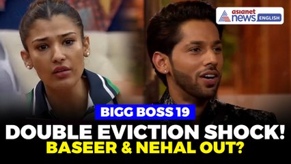 Bigg Boss 19: Baseer & Nehal Out? Double Eviction Twist in Weekend Ka Vaar!