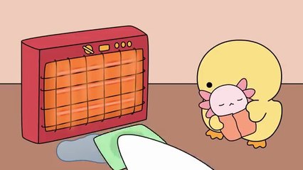 treating a frozen axolotl _ ASMR animation