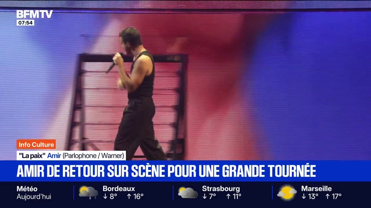 Amir a lancé sa grande tournée des Zéniths