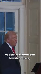 President Trump gives sneak peek on construction of new ballroom