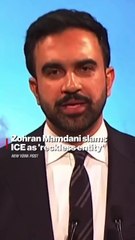 Zohran Mamdani slams ICE as 'reckless entity'