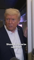 Trump on Karoline Leavitt: 'Those lips they move like a machine gun'