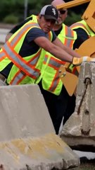 Workers spotted installing concrete barricades outside Broadview ICE detention facility