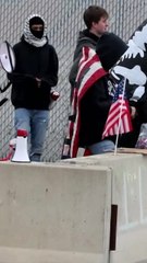 Activists in Halloween costumes protest ICE outside Chicago facility