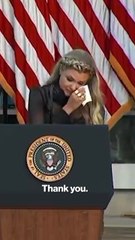 Emotional Erika Kirk thanks Trump for giving late husband 'best birthday gift'