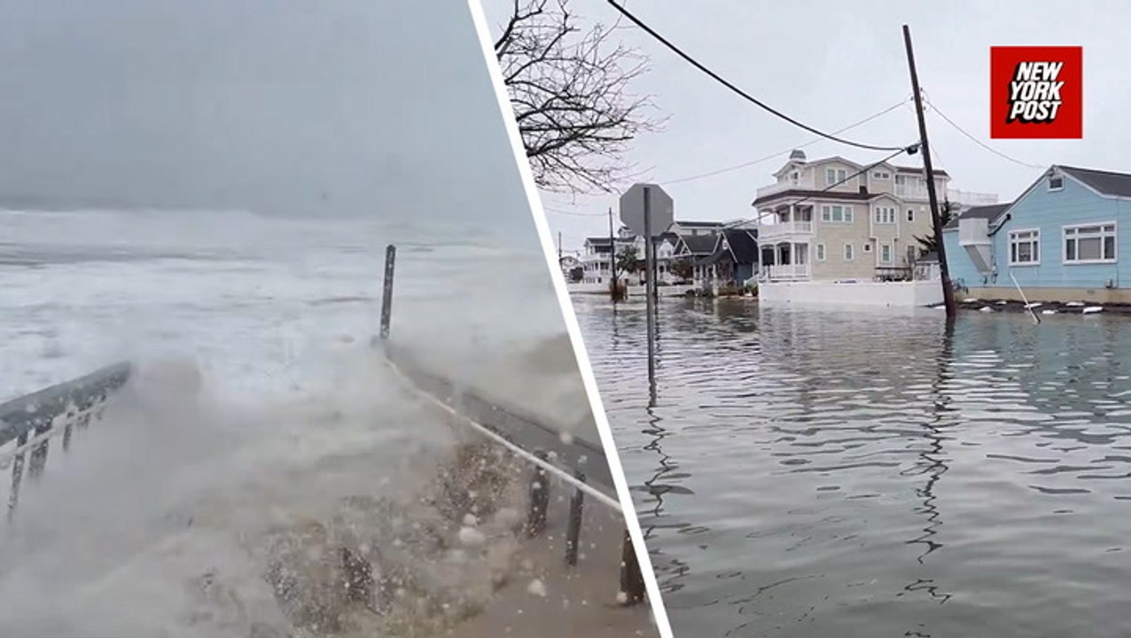 Flooding, Rain, & Wind — MASSIVE Nor’easter Puts Jersey Shore Under Water
