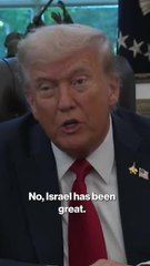 Trump shuts down rumor he slammed Netanyahu for being negative regarding Hamas deal