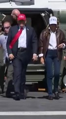 Trump arrives in Virginia to celebrate the Navy’s 250th anniversary