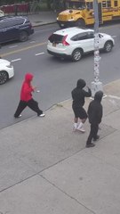 Teens busted on video toting machetes on Brooklyn street