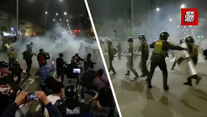 Gen Z fury erupts in Lima: clashes break out in Lima as protesters rally against pension reforms