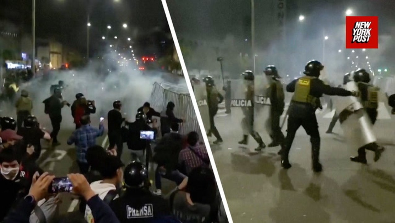 Gen Z fury erupts in Lima: clashes break out in Lima as protesters rally against pension reforms