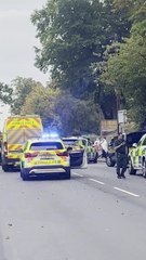 Multiple injuries reported after car and stabbing attack at Manchester synagogue