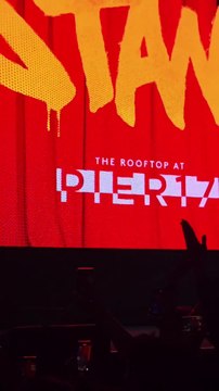 Eminem speaks to crowd at 'Stans' premiere in NYC