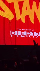 Eminem speaks to crowd at 'Stans' premiere in NYC