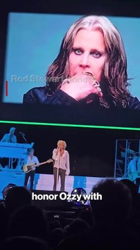 Rod Stewart honors Ozzy Osbourne with uncanny AI video