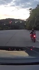 Police chase ends when motorcycle runs out of gas