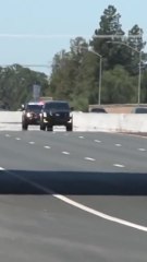 Wild 100mph police chase ends with woman frantically holding toddler near 40-foot drop