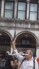 Activists stage mock wedding in opposition to Jeff Bezos, Lauren Sanchez Venice wedding